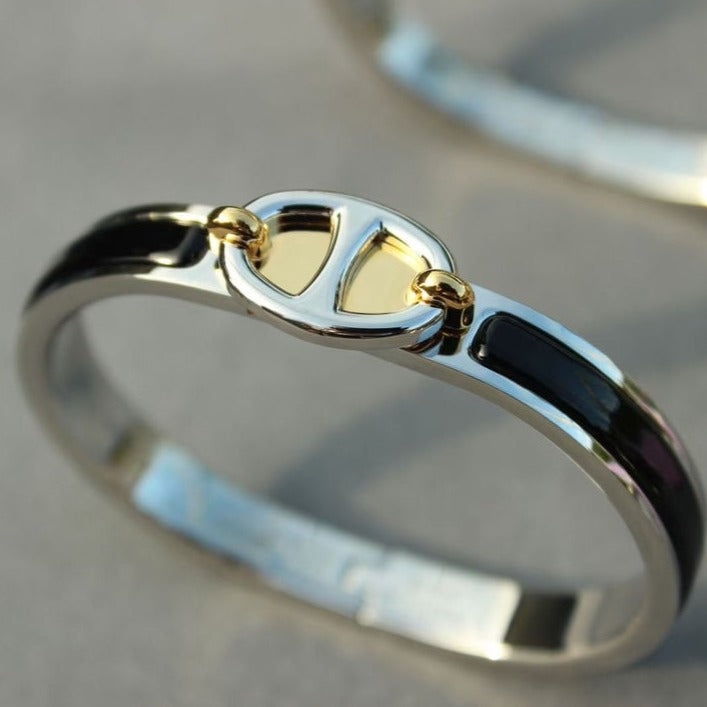 [✨Rose💎]BRACELET ARGENT CLIC CHAINE