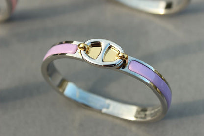 [✨Rose💎]BRACELET ARGENT CLIC CHAINE
