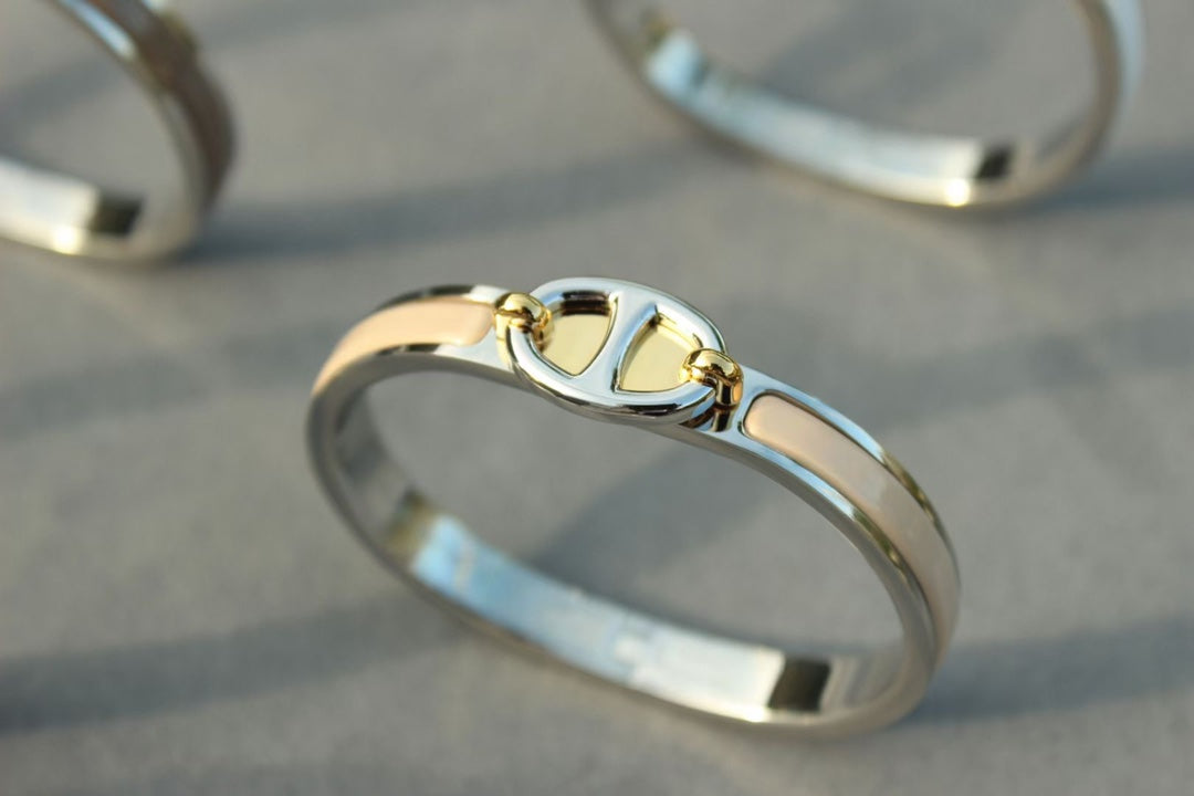 [✨Rose💎]BRACELET ARGENT CLIC CHAINE