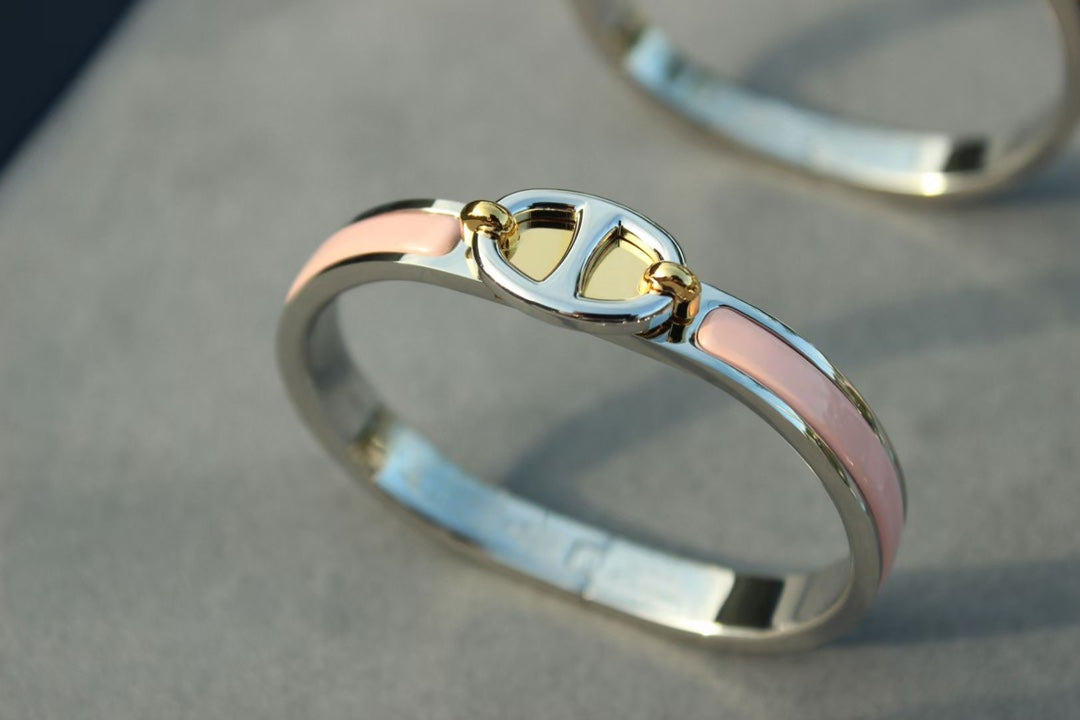 [✨Rose💎]BRACELET ARGENT CLIC CHAINE