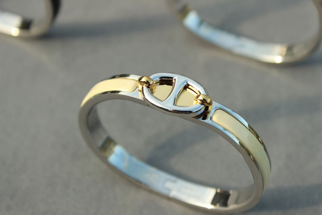[✨Rose💎]BRACELET ARGENT CLIC CHAINE