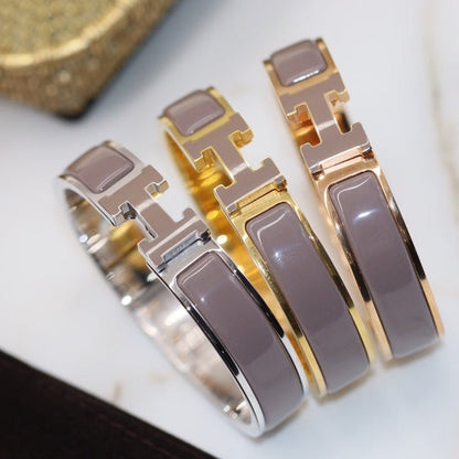 [✨Rose💎] BRACELET H 12MM MARRON