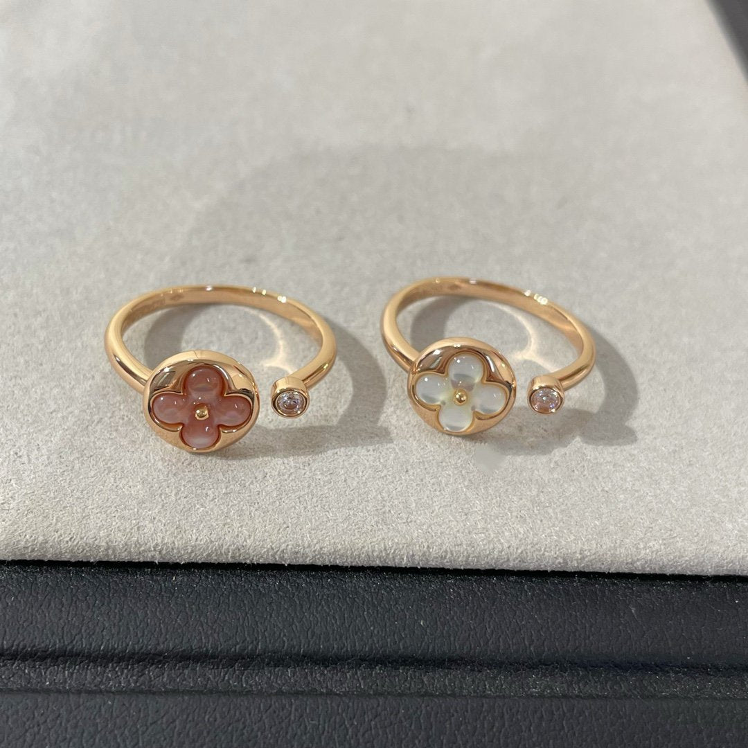 [✨Rose💎]BAGUE SUN 1 DIAMANT ROSE