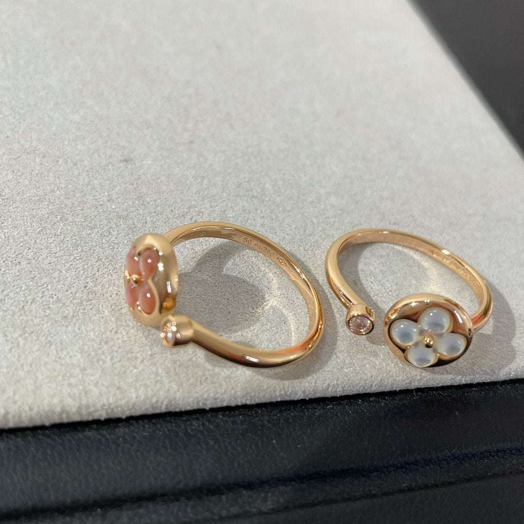 [✨Rose💎]BAGUE SUN 1 DIAMANT ROSE