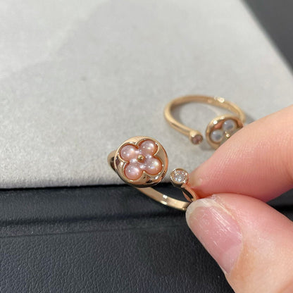 [✨Rose💎]BAGUE SUN 1 DIAMANT ROSE