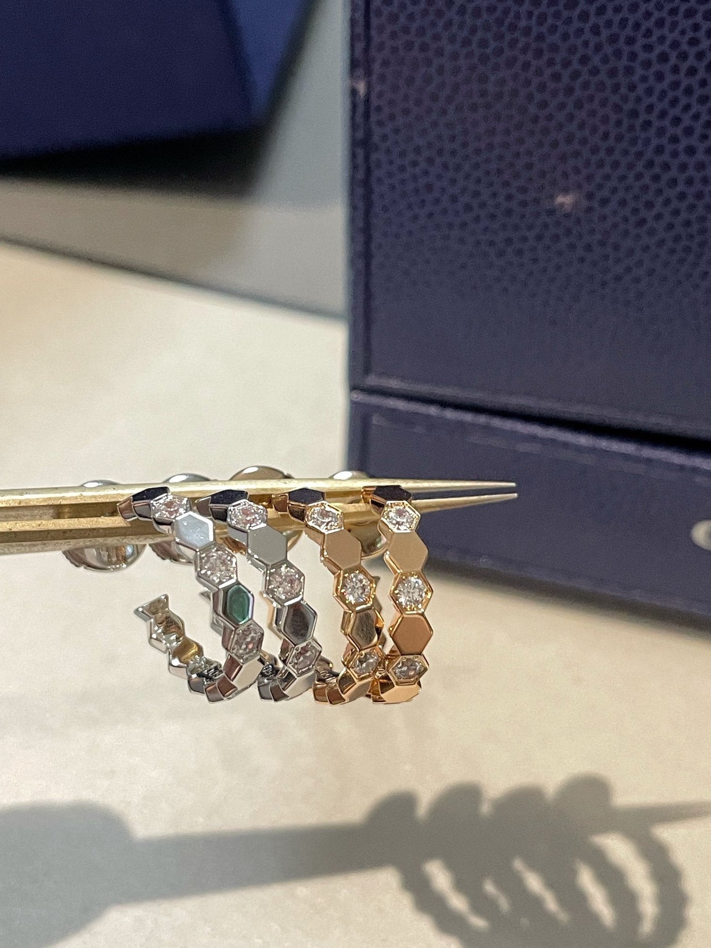 [✨Rose💎]Bague creuse en forme de trèfle à quatre feuilles