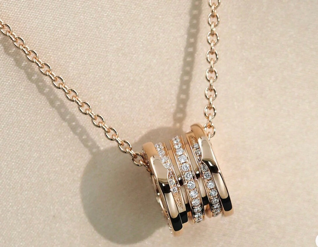[✨Rose💎] COLLIER DIAMANT OR ROSE ZÉRO 1
