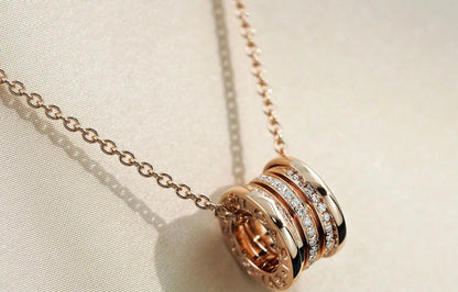 [✨Rose💎] COLLIER DIAMANT OR ROSE ZÉRO 1