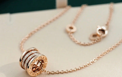 [✨Rose💎] COLLIER DIAMANT OR ROSE ZÉRO 1