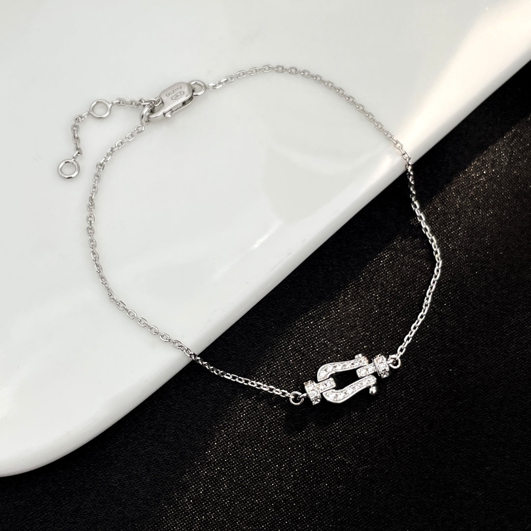 [✨Rose💎]BRACELET PETITE CHAÎNE FORCE 10