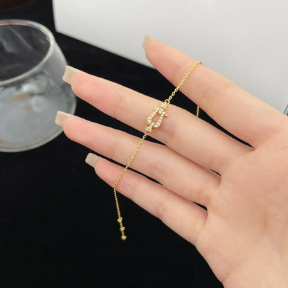 [✨Rose💎]BRACELET PETITE CHAÎNE FORCE 10
