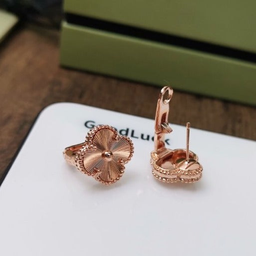 [✨Rose💎]Boucles d'oreilles Clover Medium