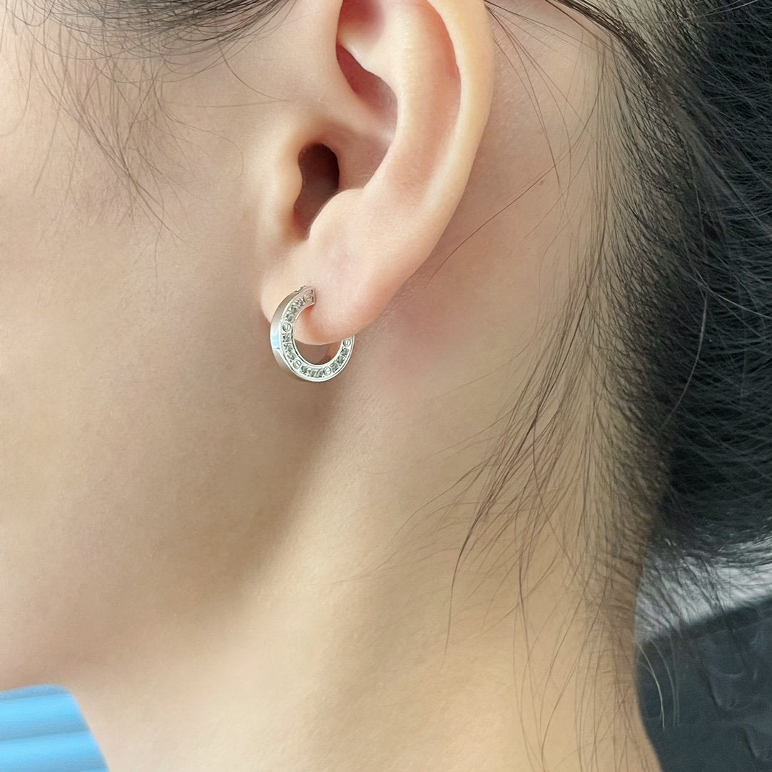 [✨Rose💎]Boucles d'oreilles Love Diamond