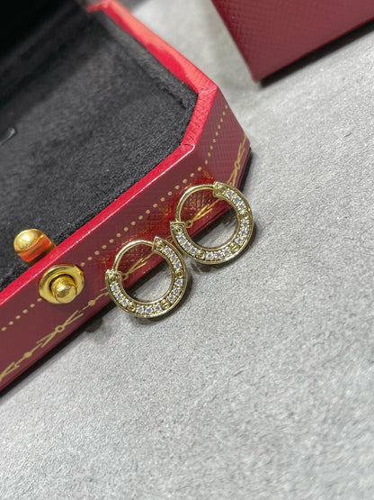 [✨Rose💎]Boucles d'oreilles Love Diamond