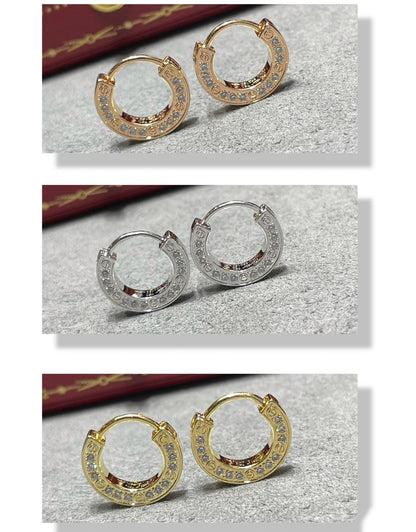 [✨Rose💎]Boucles d'oreilles Love Diamond