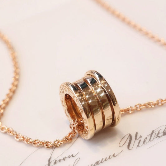 [✨Rose💎] COLLIER ZÉRO 1 EN OR ROSE