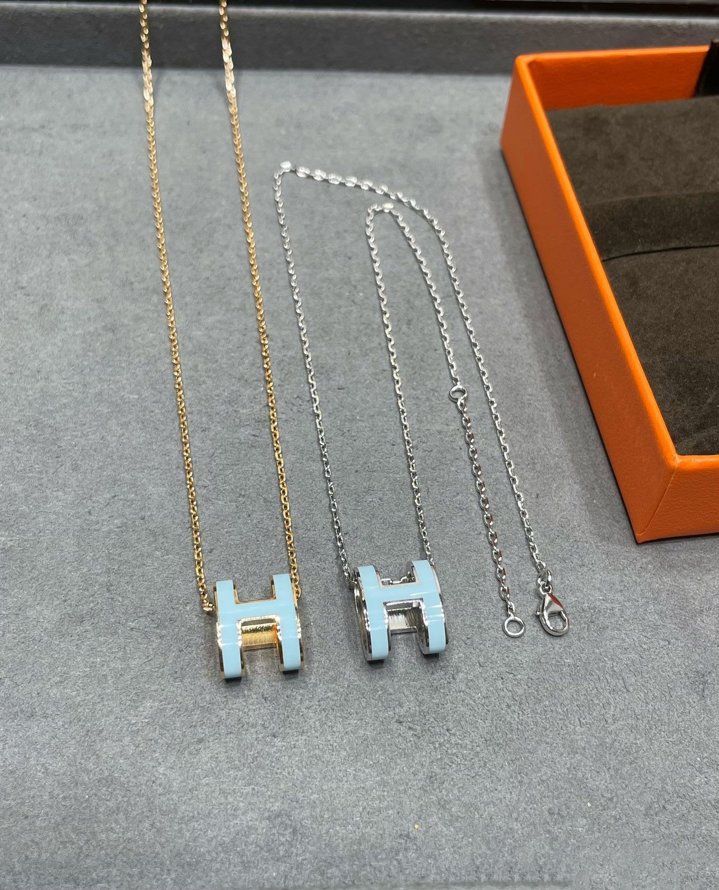 [✨Rose💎]COLLIER BLEU CIEL POP H