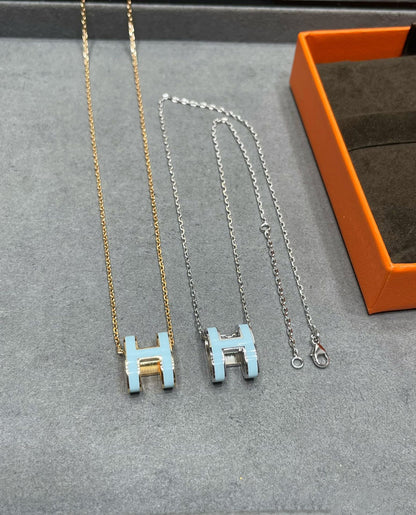[✨Rose💎]COLLIER BLEU CIEL POP H