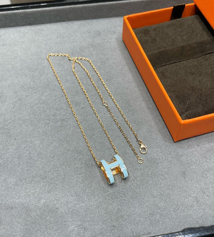 [✨Rose💎]COLLIER BLEU CIEL POP H