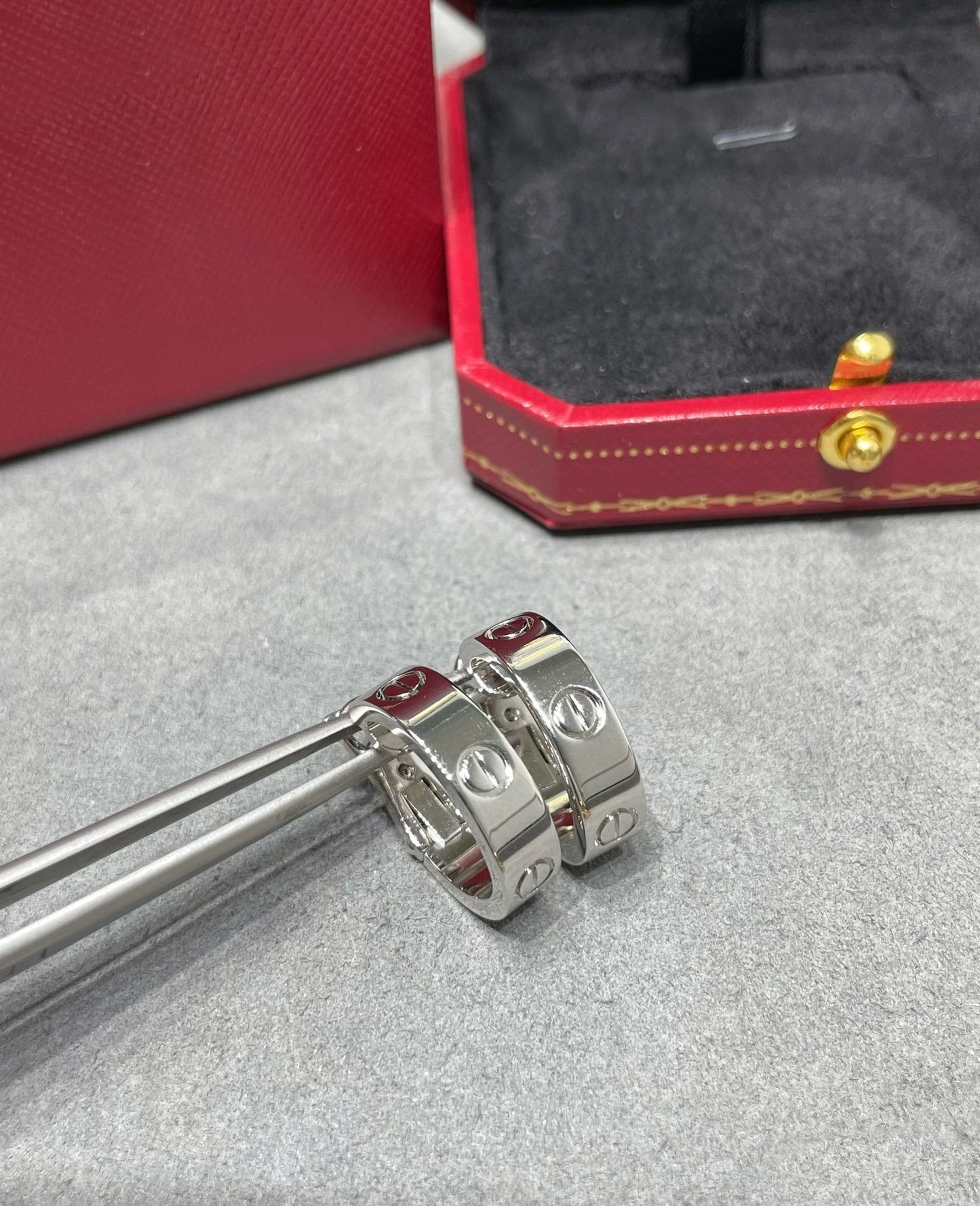 [✨Rose💎]Boucles d'oreilles Love 5,5 mm