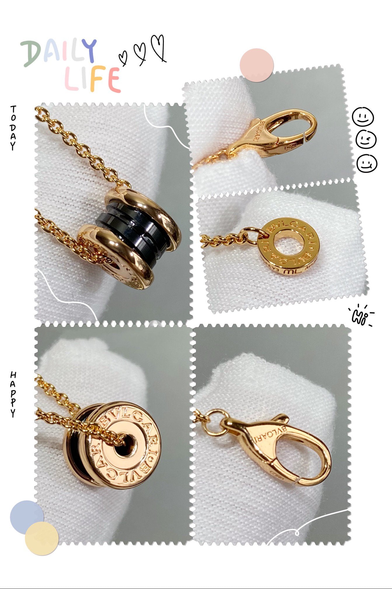 [✨Rose💎] MINI COLLIER EN CÉRAMIQUE ZÉRO 1