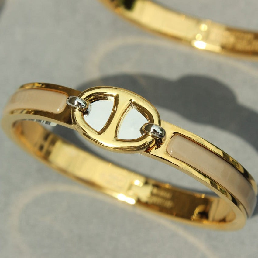 [✨Rose💎]BRACELET CHAÎNE CLIC OR