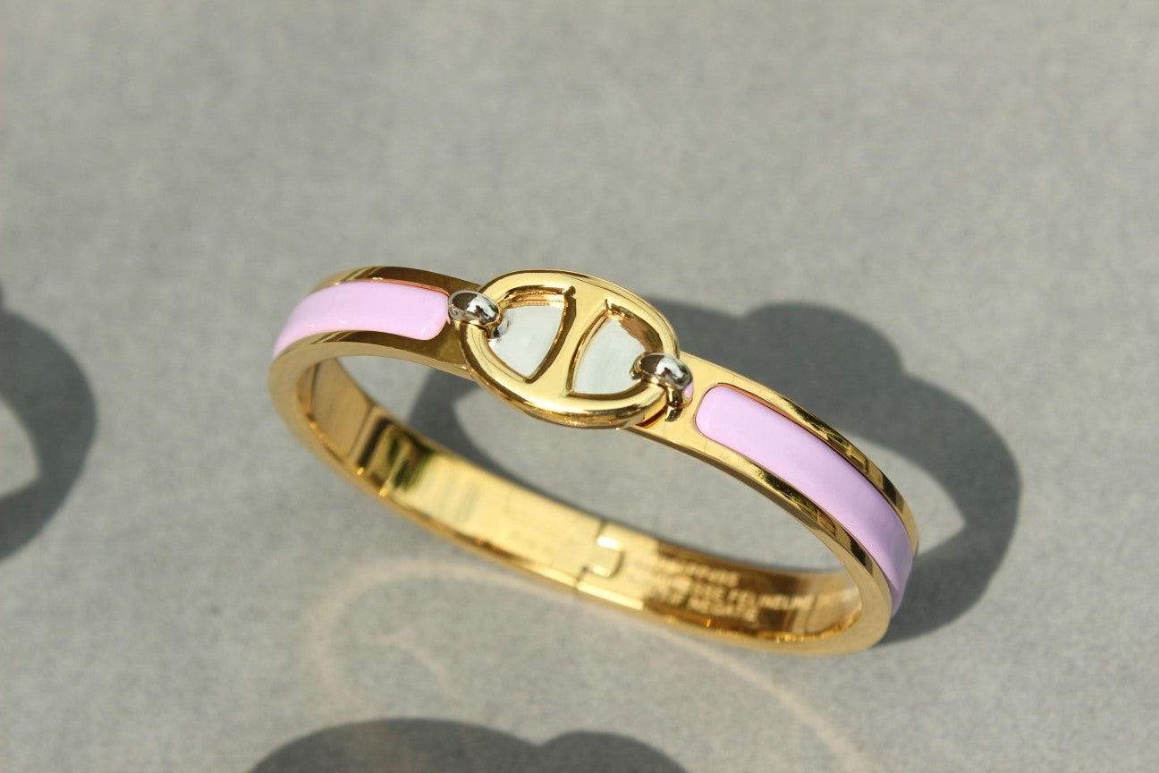 [✨Rose💎]BRACELET CHAÎNE CLIC OR