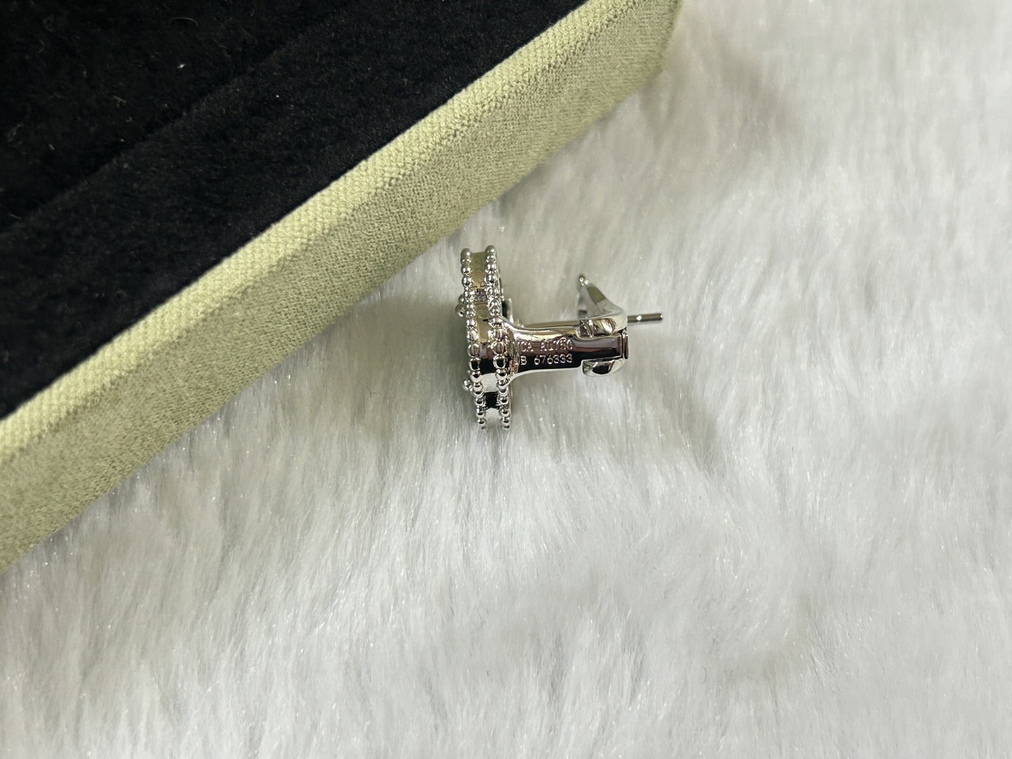 [✨Rose💎]Boucles d'oreilles moyennes en pierre de trèfle