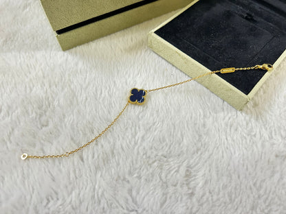 [✨Rose💎]CLOVER 1 MOTIF PIETERSITE BRACELET