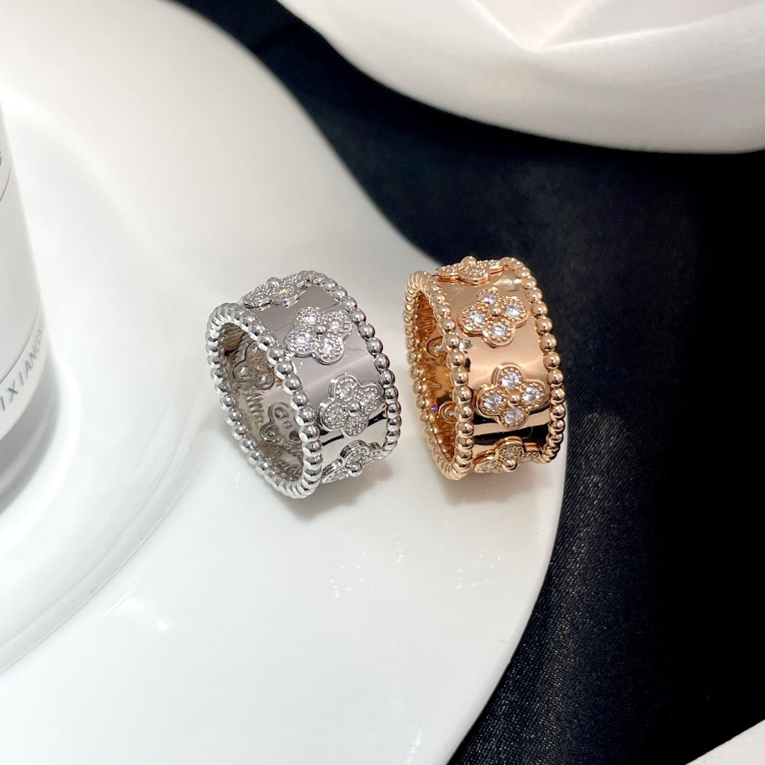 [✨Rose💎] GRANDE BAGUE PERLEE DIAMANT 