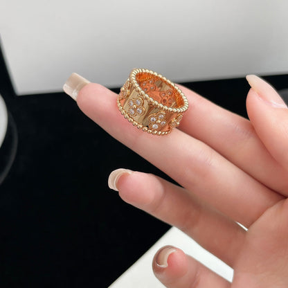 [✨Rose💎] GRANDE BAGUE PERLEE DIAMANT 