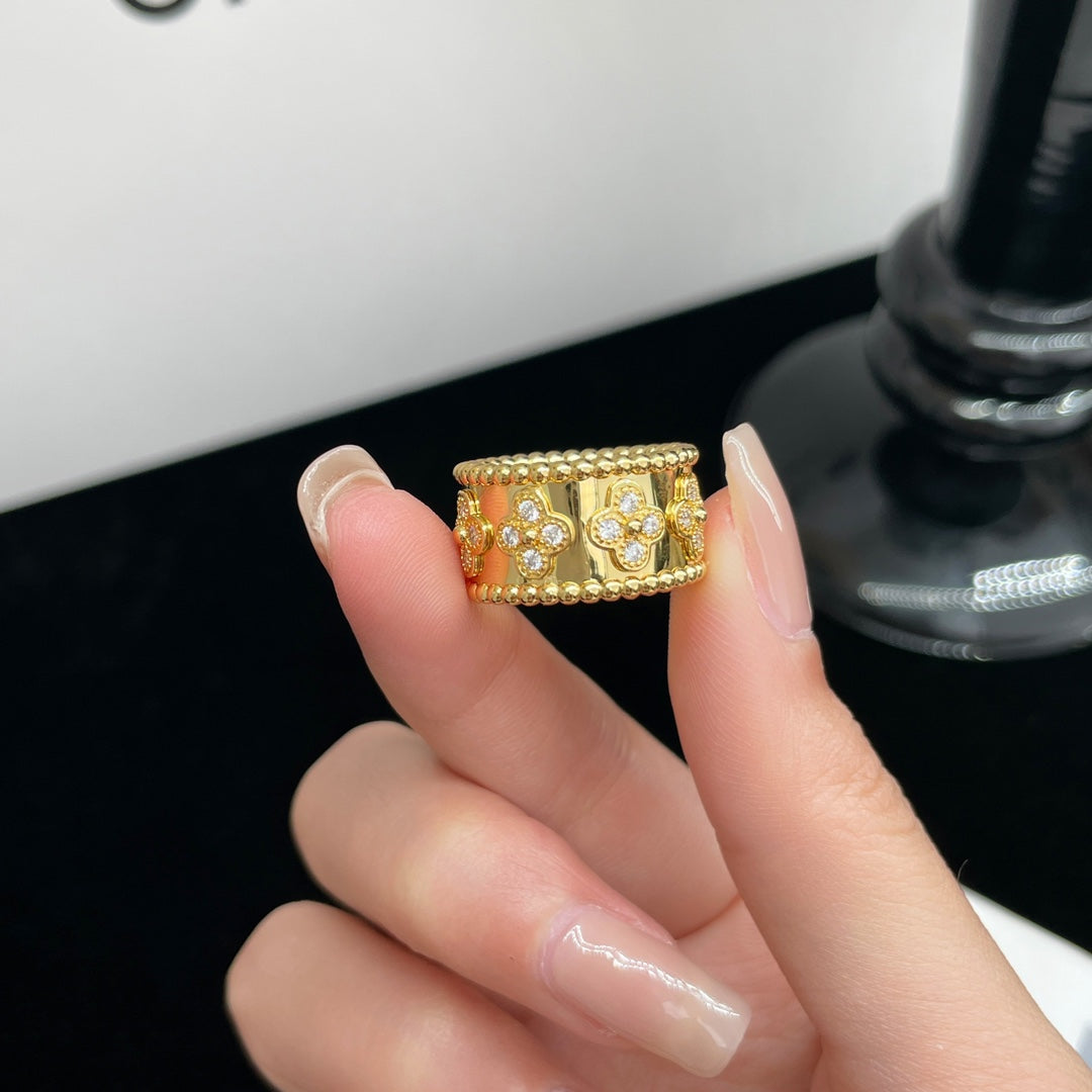 [✨Rose💎] GRANDE BAGUE PERLEE DIAMANT 