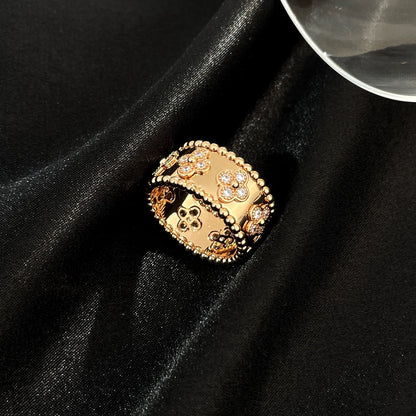 [✨Rose💎] GRANDE BAGUE PERLEE DIAMANT 