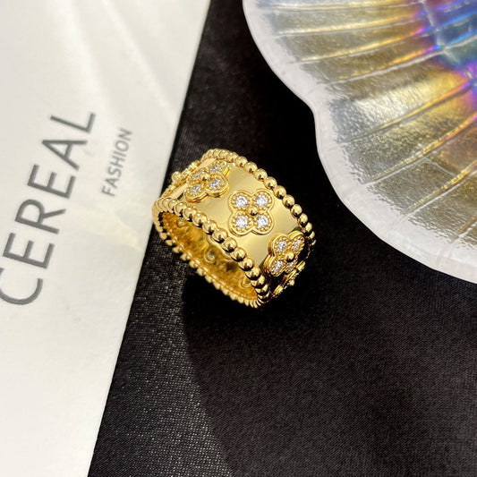 [✨Rose💎] GRANDE BAGUE PERLEE DIAMANT 