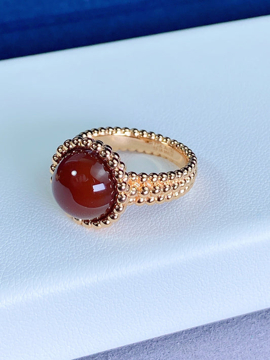 [✨Rose💎]BAGUE PERLEE COULEURS OR ROSE 