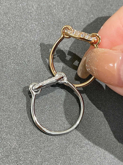 [✨Rose💎]RONDE SMALL DIAMOND RING