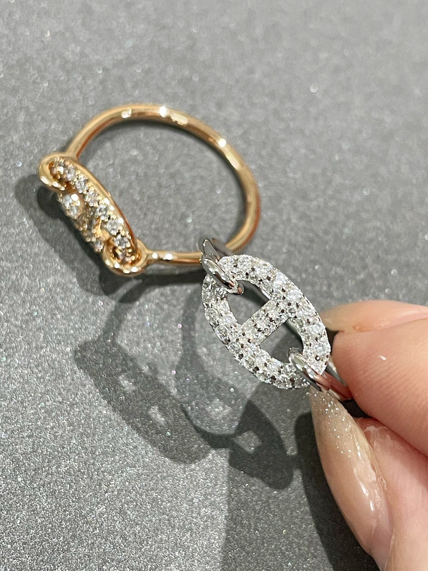[✨Rose💎]RONDE SMALL DIAMOND RING
