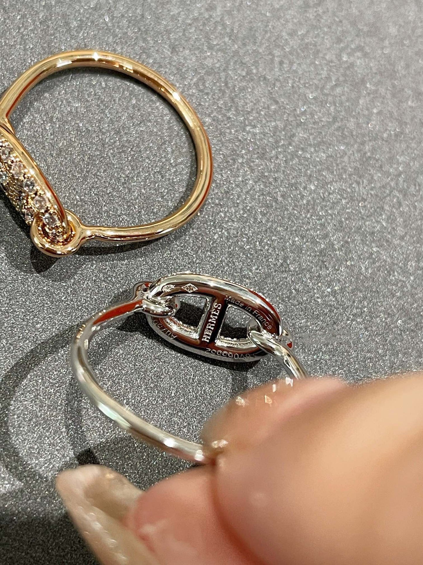 [✨Rose💎]RONDE SMALL DIAMOND RING