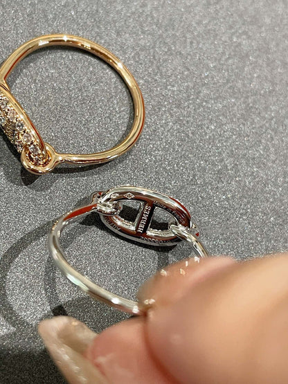 [✨Rose💎]RONDE SMALL DIAMOND RING