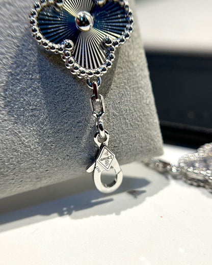 [✨Rose💎]BRACELET ARGENT DIAMANT À 5 MOTIFS TRÈFLE