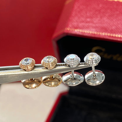 [✨Rose💎]Boucles d'oreilles diamant DAMOUR
