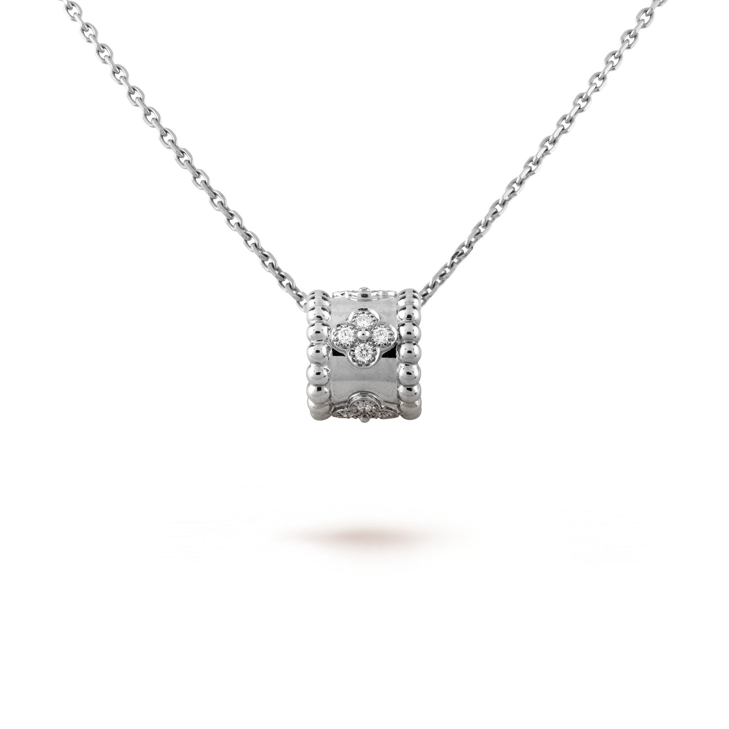 [✨Rose💎] COLLIER PENDENTIF PERLEE ARGENT DIAMANT 