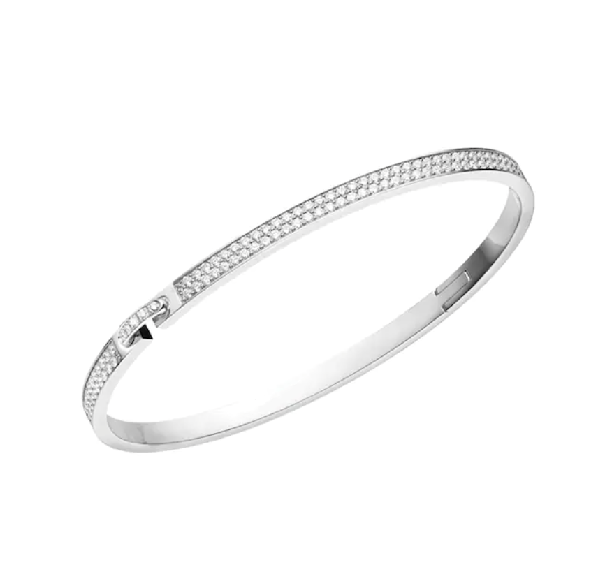[✨Rose💎]LIENS VIDENCE BRACELET PAVÉ DIAMANTS