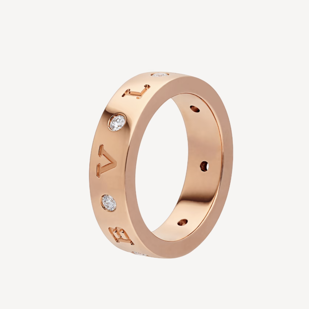 [✨Rose💎] ZERO 1 ESSENTIAL BAGUE EN OR ROSE AVEC DIAMANTS