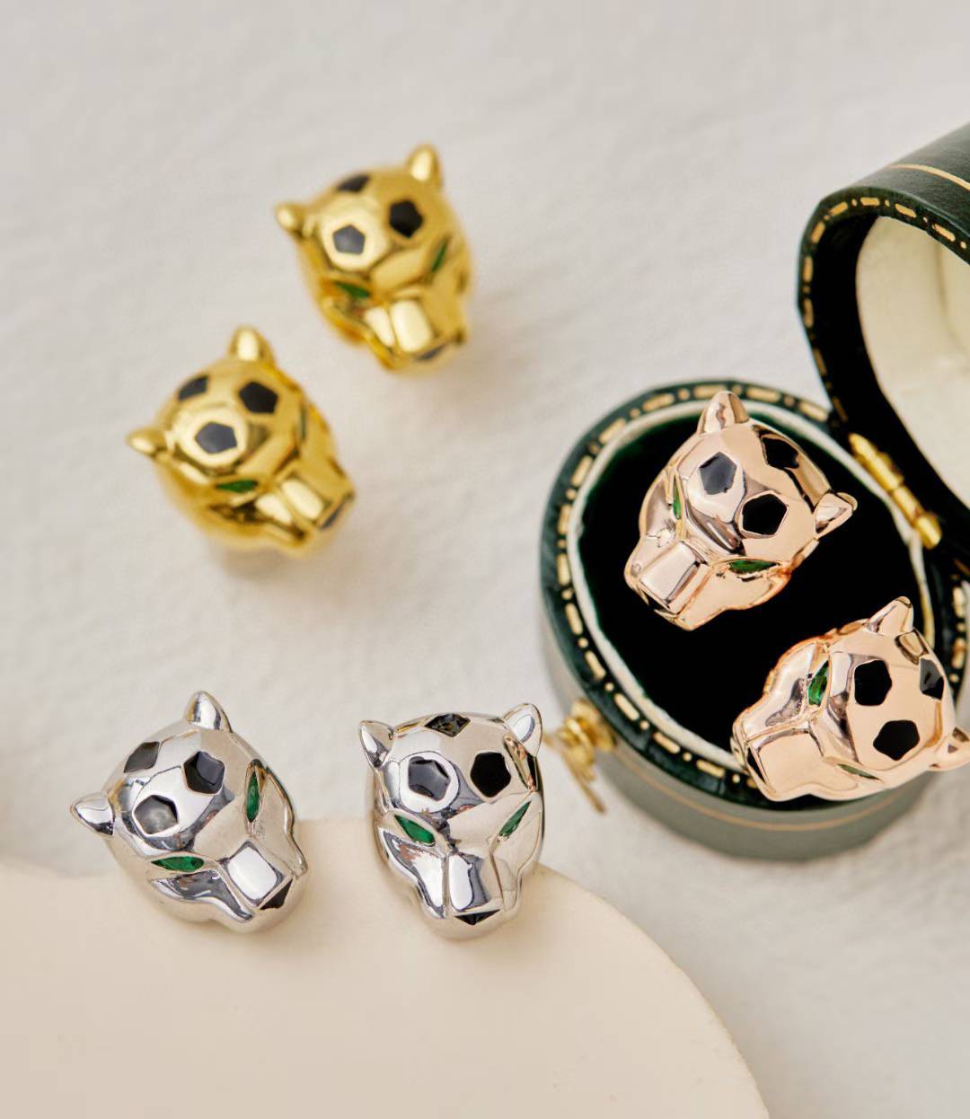 [✨Rose💎】CHRRTAH-PRINT STUD EARRINGS, THREE COLORS
