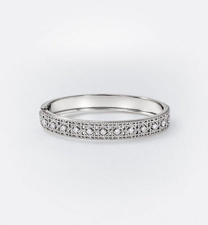 [✨Rose💎】2026 WOVEN-PATTERN BRACELET SET WITH FULL DIAMOND INLAY THREE-COLORS