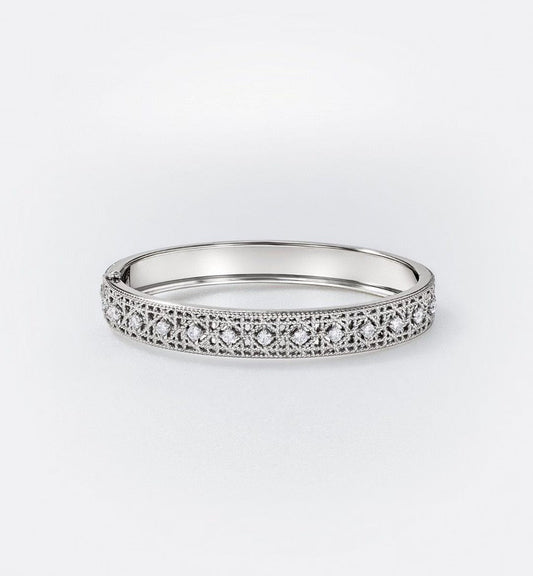 [✨Rose💎】2026 WOVEN-PATTERN BRACELET SET WITH FULL DIAMOND INLAY THREE-COLORS