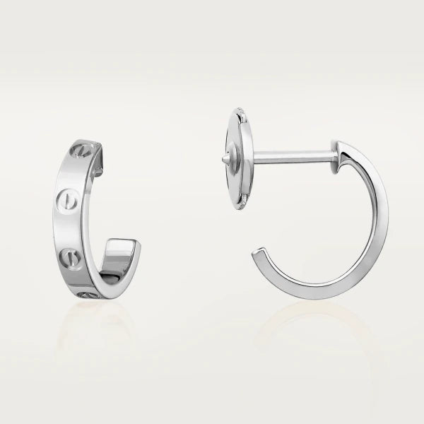 [✨Rose💎]Boucles d'oreilles Love 2,65 mm en argent 
