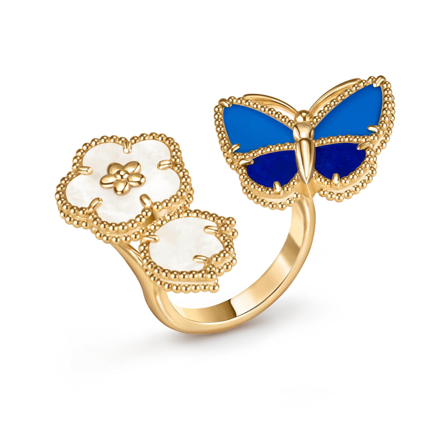 [✨Rose💎】2026 NEW MODEL SPRING LUCKY 3 MOTIF GOLD RING