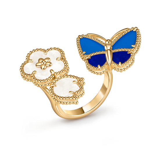 [✨Rose💎】2026 NEW MODEL SPRING LUCKY 3 MOTIF GOLD RING